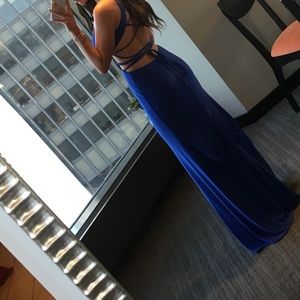 BLUE LONG DRESS / PROM DRESS